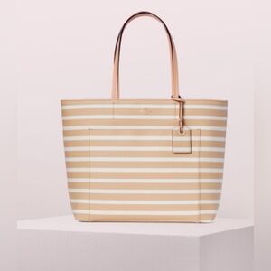 Kate Spade with large dust bag. Hyde Riley Shoulder Bag - Tan & Cream